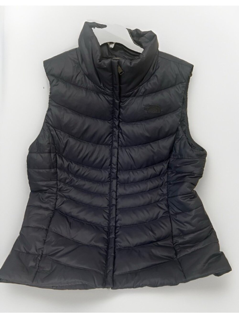 The North Face Vest Womens Large Blue 550 Down Puffer Quilted Insulated Coat. Ee